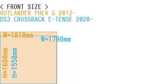 #OUTLANDER PHEV G 2012- + DS3 CROSSBACK E-TENSE 2020-